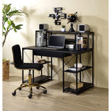 47" Computer Desk with 8 Storage Compartments, Study Desk for Home Office