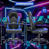 Sweetcrispy Computer Video Game Desk Chair: Ergonomic Comfy Lumbar Support