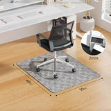 Yecaye Office Chair Mat for Hardwood Floor,30" x 48" Under Computer Desk Floor Protects (Lightgrey, 30" x 48")