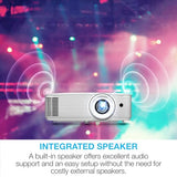 Optoma EH401 Compact Standard Throw Professional Projector, 1080p with 4K HDR Input, High Bright 4,000 Lumens