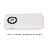 Jiawu Wireless Router 5G Mobile Hotspot High Speed Connectivity for Travel 7100mAh Battery Compatible Devices (White)