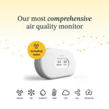 Airthings 2960 View Plus - Battery Powered Radon & Air Quality Monitor