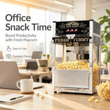 Commercial Popcorn Machine with Cart