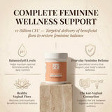 WforHer Vaginal Probiotics for Women - 12 Billion CFU - 30 Daily Capsules