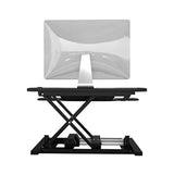 40" Electric Standing Desk Converter - Adjustable Height Desktop Riser with USB Charging Outlet & Detachable Keyboard Tray - Holds