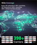 GlocalMe Numen Air 5G Mobile Hotspot, Portable WiFi Hotspot for Travel in 200+ Countries, Ultra High Speed Pocket Hotspot Device with Speed Up to 2.5Gbps, No SIM Card Required, 16 Connected Devices
