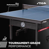 STIGA Advantage Series Ping Pong Tables - 13, 15, 19, and 25mm Tabletops - Quickplay 10 Minute Assembly - Playback Mode - Recreational to Tournament Level