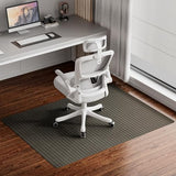 Delamu Office Chair Mat for Hardwood Floor, 36"×48" Floor Protector for Under Desk Computer Rolling Chair Mat (Black Brown)