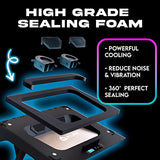 Laptop Cooling Pad | New | Powerful Turbo-Fan 4300 RPM Laptop Cooler | Sealed Foam for Maximum Performance