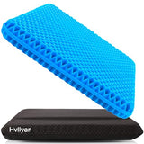 Hvllyan Gel Seat Cushion for Long Sitting (Thick & Extra Large), Gel Cushion for Wheelchair Soft, Chair Cushion