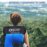 QEZER Down Mummy Sleeping Bag for Adults, 18°F to -11°F Cold Weather Winter Lightweight Compact for Camping Backpacking Hiking, Snow Camping Sleeping Bag with 600 Fill Power Down