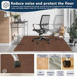 Tile Floor, 48"x36" Computer Gaming Rolling Chair Mat Anti-Slip Washable Noise Reduction Protect Floors