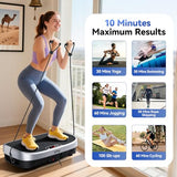 HTM Vibration Plate Exercise Machine - 330lbs Weight Capacity, 120 Speed Levels, Full Body Workout Shake Board for Home Fitness