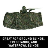 Allen Company Vanish Hunting Blind - Camo Burlap Blind Material for Waterfowl and Deer Hunting - Works on Ground and in Tree Stands - Mossy Oak Obsession - 12ft x 54 in Allen Company