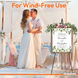 Easel Stand for Wedding Sign Stand, 66 Inch Portable Picture Stands for Display
