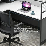 STLWR Cubicle Desks with Privacy Screens