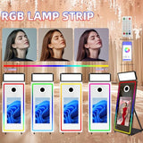 Magic Mirror Photo Booth Machine with DSLR Camera and Instant Printer for Selfie 65", 32" Touch Screen
