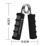 Yesimet 2 Pack Hand Grip Strengthener Set, Forearm Exerciser, Finger Gripper, Grip Strength Trainer,Hand Grip- Soft Foam Hand Exerciser for Quickly Increasing Wrist Forearm and Hand Grips (Black) YESIMET