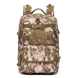 aiGear 50L Military Tactical Backpack 3 Days Assault Pack Large Day Backpack for Men Molle Army Bug Out Bag Waterproof Heavy Duty Hiking Trekking Rucksack - Khaki Camo