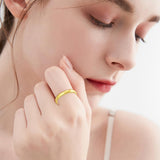 Personalized Gold Band Ring 10k solid Gold For Women/Men Classic Womens Mens Gold Band 3mm Gold Wedding Band Ring Engagement Ring Birthday For Couple Classic Womens Mens Gold Band For Valentines