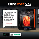 Original Prusa CORE Original Prusa CORE One, Ready-to-use 3D PrinterOne, Ready-to-use 3D Printer, Assembled and Tested, Removable Print Sheets, 1kg Prusament PLA Spool Included, Print Size 9.8 x 8.6 x 10.6 in