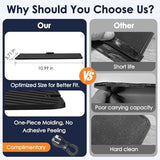 【2025 Upgraded Version】Center Console Compartment Cover for Ford F150 Accessories 2021-2024 2025/Lightning XLT PRO 2022-2025.【One-Piece Molding, No Adhesive Peeling + Optimized Size for Better Fit.】