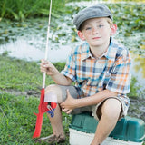 Kids Fishing Pole, Telescopic Fishing Rod, Portable Toddler Fishing Rod and Reel Combo with Tackle Box, Fishing Line, Bobber, and Soft Lures for Boy, Girl, Youth, Beginner, Over 3 Years Old