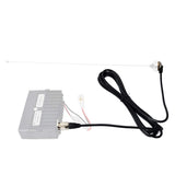 UAYESOK NMO Trunk Fix Bracket lip Antenna Mount 3/8" to 3/4" Hole Mount with 13ft/4M PL259 Connector RG-58 Coax Cable for Yaesu Vertex Kenwood Mobile Radio NMO Radio Antenna