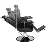 OmySalon All Purpose Hydraulic Barber Chair Recline 360 Degree Swivel Height Adjustable Heavy Duty Hairdresser Chair Beauty Salon Spa Tattoo Styling Equipment