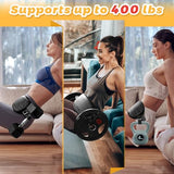 MIUONO Hip Thrust Belt, Dumbbell Hip Thrust Belt for Kettlebells or Grip Plates, Thicker Slip-Resistant Leather Glute Bridge Pad Machine