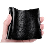 HBJWOV Men Wallet Genuine Leather Purse Large Capacity Clutch Wallets