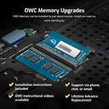 OWC 32GB (2x16GB) DDR4 3200MHz PC4-25600 CL22 1RX8 ECC Unbuffered SODIMM 1.2V 260-pin