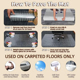 Office Chair Mat for Carpet: 36" x 48" Plastic Heavy Duty Computer Desk Mats- Clear Rug Pad for Rolling Chairs