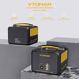 VTOMAN Jump600X 600W Portable Power Station with 640Wh Extra Battery, 939Wh Solar Generator LiFePO4 Battery, Peak 1200W AC Outlet, PD 60W USB-C, 3x12V/10A DC for Outdoor Camping, Off-grid, Home Backup