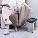 TooCust 2 Pack Stainless Steel Trash Can 2 Gallon, Open Top Trash Can