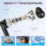 Wireless Earbuds, Bluetooth 5.4 Headphones with Multifunctional Touch Screen