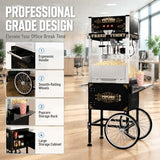 Commercial Popcorn Machine with Cart
