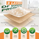 Yarmchahk 100pcs Unbleached Parchment Paper Sheets, 9x13In Precut Cooking Paper Liners for Baking Sheets, Air Fryer, Microwave, Grilling, Oven, Non-Stick,Non-Toxic, Oil Proof, Food Grade