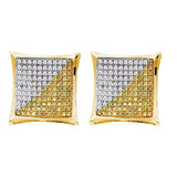 Dazzlingrock Collection 0.20 Ctw Natural Round Yellow & White Diamond