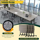Modular Conference Table for 2-18 Person,Folding Conference Room Table