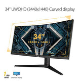 ASUS VG34VQL1B TUF 34 Inch Curved Gaming Monitor