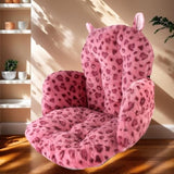 DOBUONO Comfy Office Chair Cushion: 17.5" L x 17.5" W x 18" H Cute Seat Cushion Kawaii Cushion for Gaming Chair with Backrest