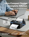 Phomemo Thermal Label Printer Upgraded with Touchable Screen, Shipping Label Printer for Small Business