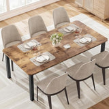 GAOMON 78.7 Inch Long Kitchen Table for 6-8, Dining Room Table for Kitchen Living Room, Large Rectangular Dinner Tables