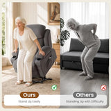 Electric Power Lift Recliner Chair Sofa with Massage and Heat for Elderly