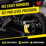 Motool Slacker Digital Suspension Tuner – Bluetooth Suspension Tuner for Dirt Bikes, Street & Adventure Bikes – Professional Digital Scale for Accurate Rider Sag Setup & Tuning