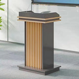 Presentation Lectern Stand,Presentation Lectern,Wooden Speaking Lectern Podium Stand - Floor Standing Pulpits for Churches, Office