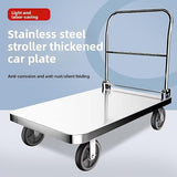 Heavy Duty Foldable Push Cart Dolly Industrial Utility Easy