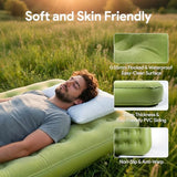 Minthouz Self Inflating Sleeping Pad with Electric Pump, One-Click Inflate/Deflate 1-2 Mins, 9.8" Ultra-Thick Camping Sleeping Pad for Car Travel Tent