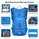 LARIPOP 18L Hydration Backpack with 2L BPA-Free Leak-Proof Water Bladder, Lightweight Breathable Reflective Daypack for Hiking Cycling MTB Trail Running Camping Men Women
